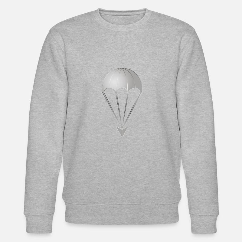 Fallschirm - Stanley/Stella Unisex Bio-Sweatshirt CHANGER  - Grau meliert