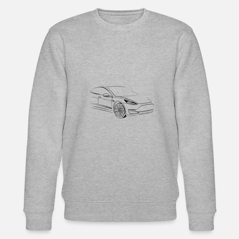M3 Skizze - Stanley/Stella Unisex Bio-Sweatshirt CHANGER - Grau meliert