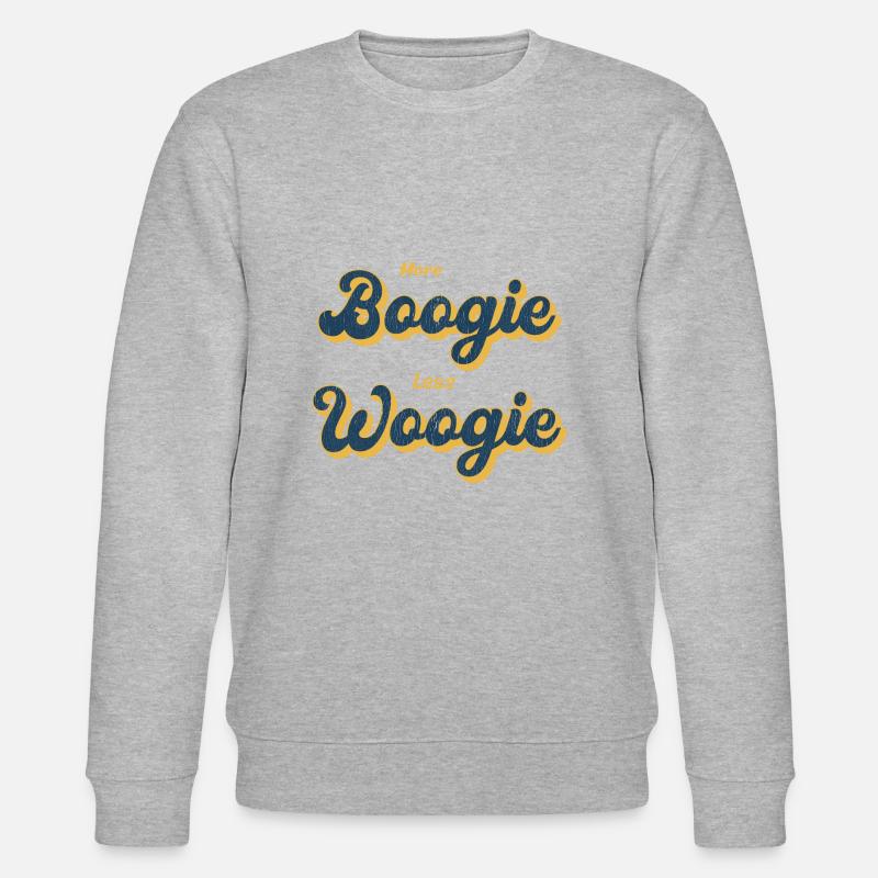 Boogie Woogie Tanz Tänzer Geschenk - Stanley/Stella Unisex Bio-Sweatshirt CHANGER  - Grau meliert