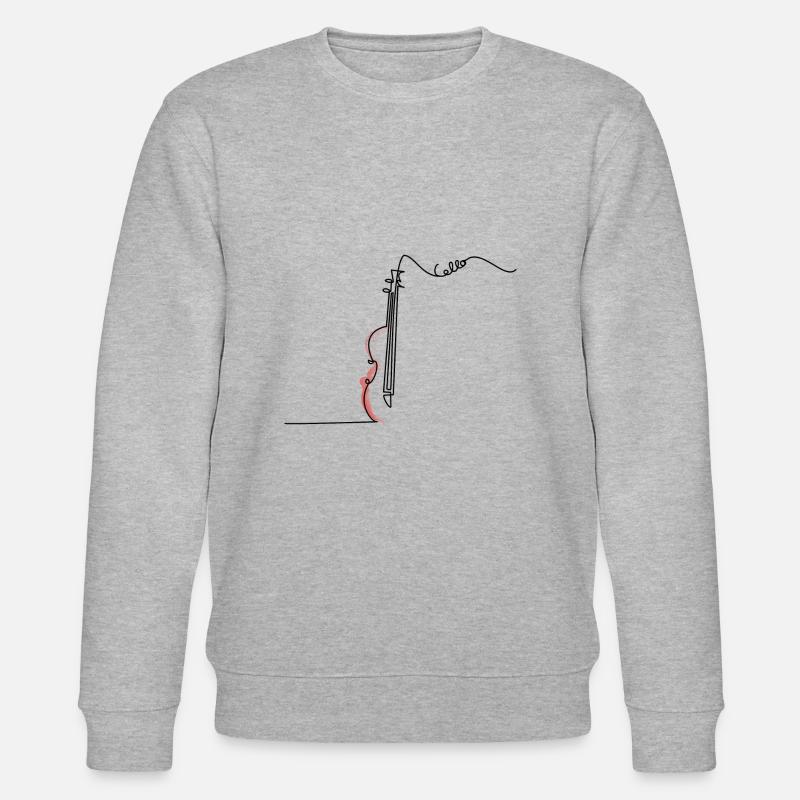 Violoncelle One Line - Sweat bio CHANGER Stanley/Stella Unisexe - gris chiné