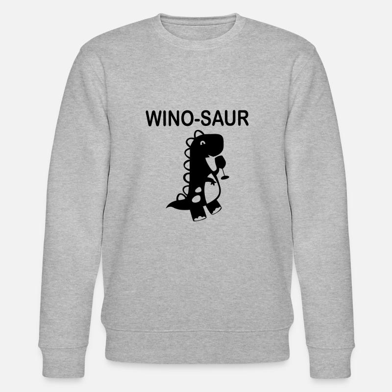 WINO SAUR - Stanley/Stella Unisex Bio-Sweatshirt CHANGER  - Grau meliert
