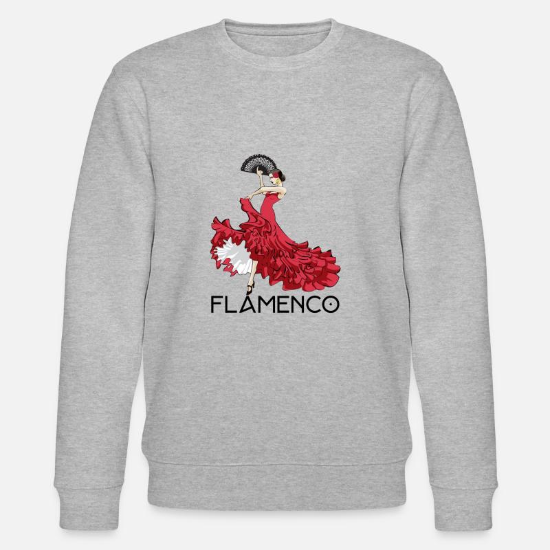 Flamenco Tänzerin - Stanley/Stella Unisex Bio-Sweatshirt CHANGER  - Grau meliert