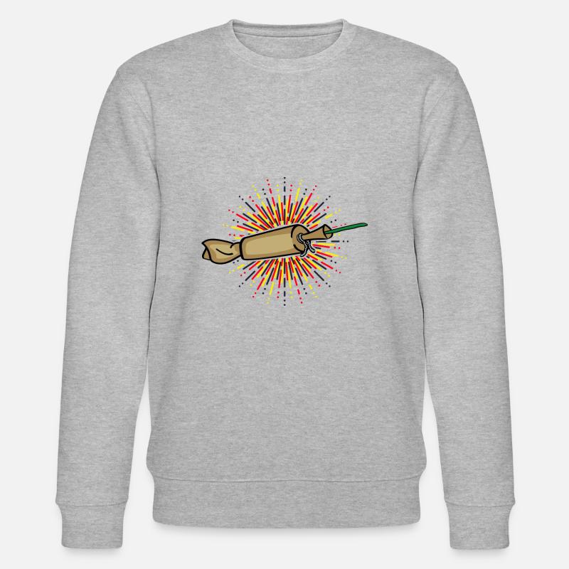 Explosion de cracker espagnol - Sweat bio CHANGER Stanley/Stella Unisexe - gris chiné