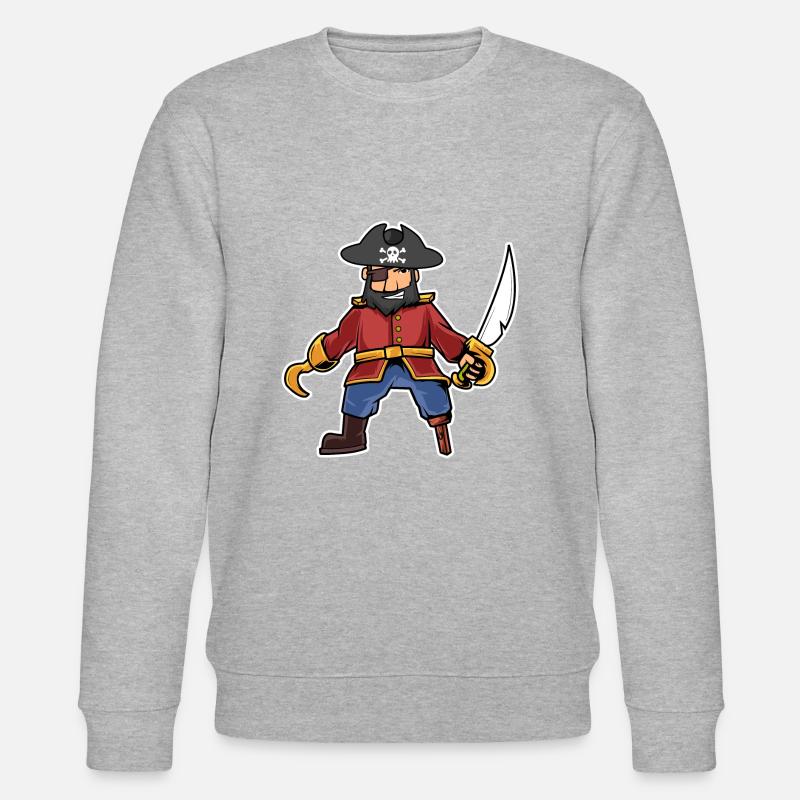 pirate - Sweat bio CHANGER Stanley/Stella Unisexe - gris chiné