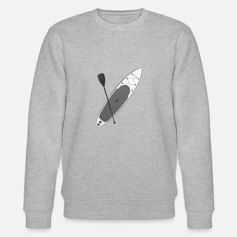 Stand up Paddling | SUP | Paddleboarding - Stanley/Stella Unisex Bio-Sweatshirt CHANGER  - Grau meliert