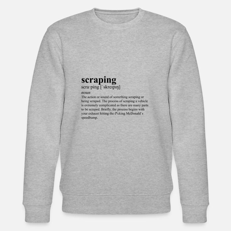 scraping definition schwarz - Stanley/Stella Unisex Bio-Sweatshirt CHANGER  - Grau meliert