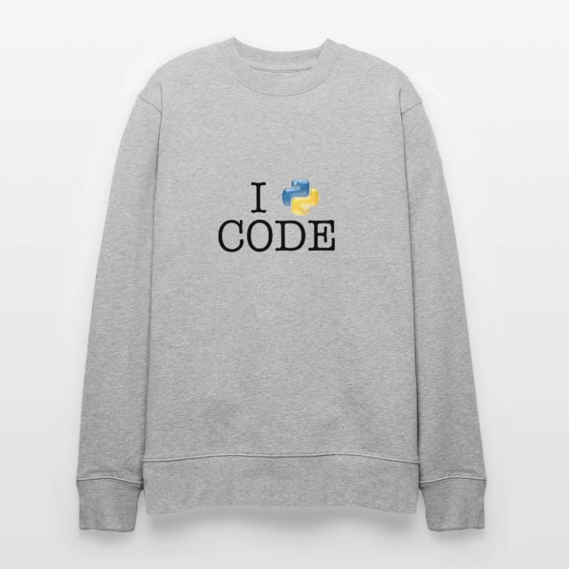 I love code - Python Stanley/Stella CHANGER Unisex Organic Sweatshirt