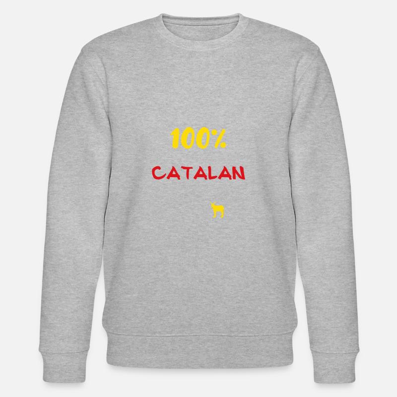 100% CATALAN - Sweat bio CHANGER Stanley/Stella Unisexe - gris chiné