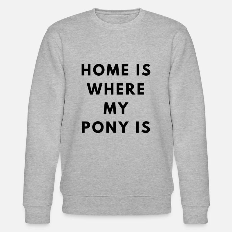 Pony Home - Stanley/Stella Unisex Bio-Sweatshirt CHANGER  - Grau meliert