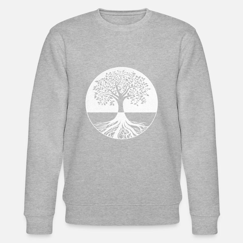 Lebensbaum - Stanley/Stella Unisex Bio-Sweatshirt CHANGER - Grau meliert