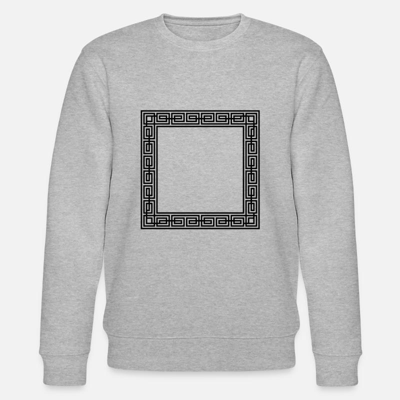 Conception d'ornement de contour - Sweat bio CHANGER Stanley/Stella Unisexe - gris chiné