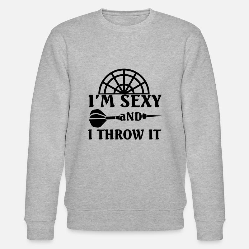 Darts - Stanley/Stella Unisex Bio-Sweatshirt CHANGER  - Grau meliert