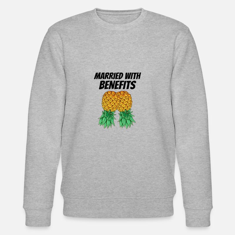 Verheiratet mit Leistungen - Stanley/Stella Unisex Bio-Sweatshirt CHANGER - Grau meliert