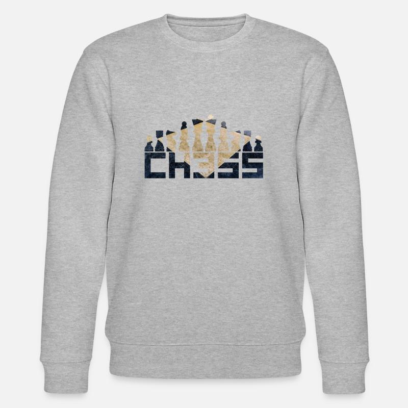 Schach - Stanley/Stella Unisex Bio-Sweatshirt CHANGER  - Grau meliert