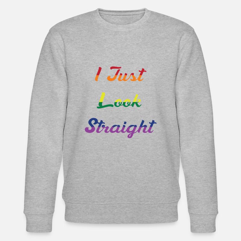 J’ai juste l’air droit - Sweat bio CHANGER Stanley/Stella Unisexe - gris chiné