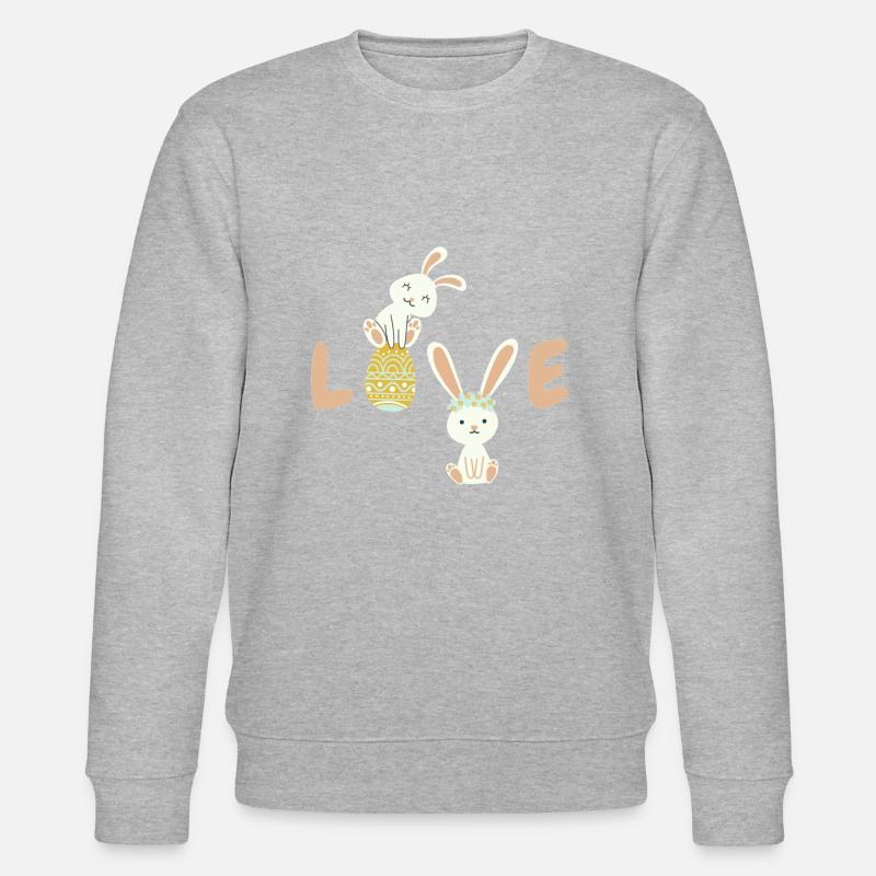 Love Easter - Sweat bio CHANGER Stanley/Stella Unisexe - gris chiné