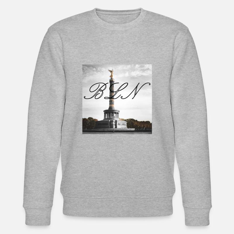 berlin berlin - Stanley/Stella Unisex Bio-Sweatshirt CHANGER  - Grau meliert