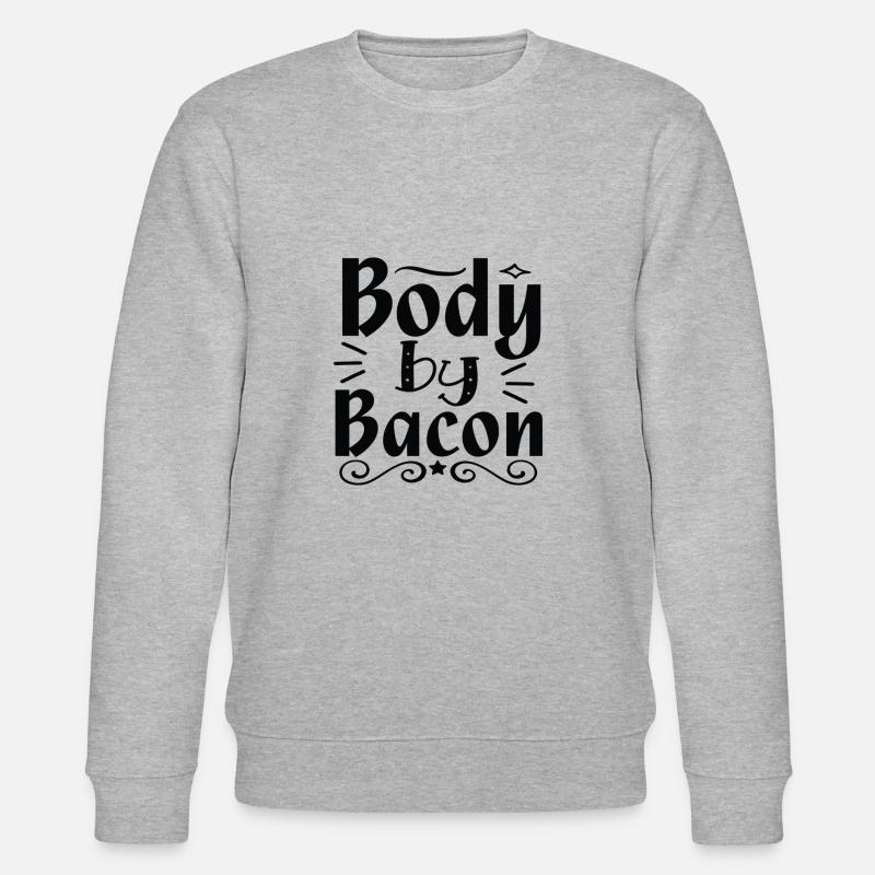 Body by Bacon - Stanley/Stella Unisex Bio-Sweatshirt CHANGER  - Grau meliert
