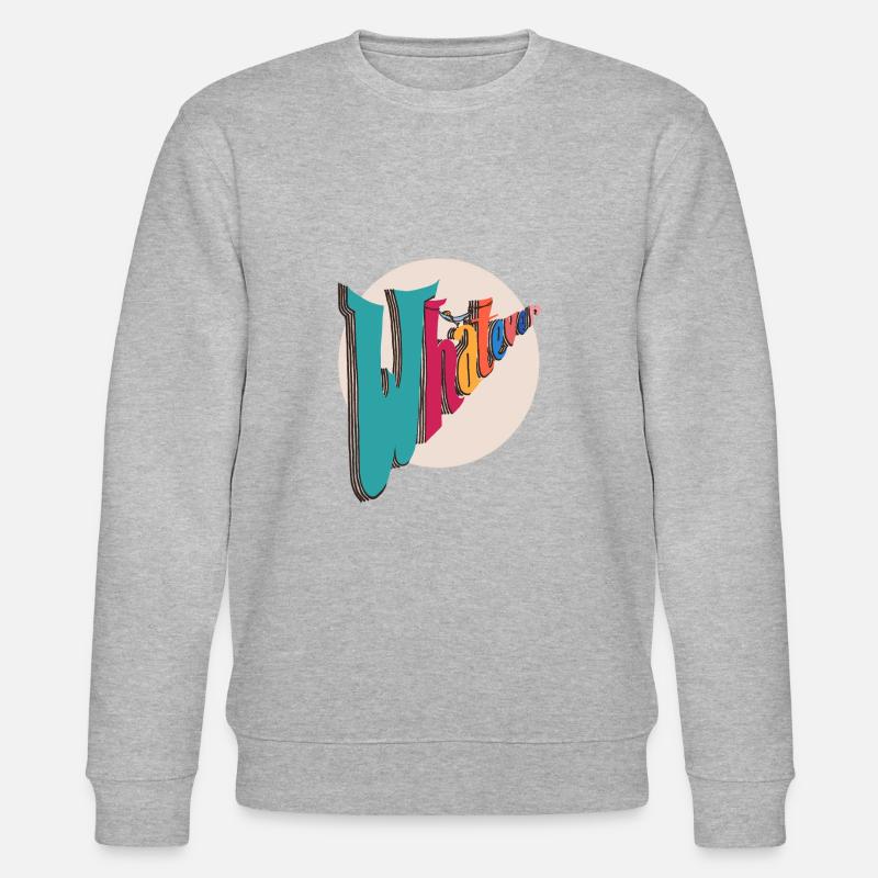 Whatever - Stanley/Stella Unisex Bio-Sweatshirt CHANGER  - Grau meliert