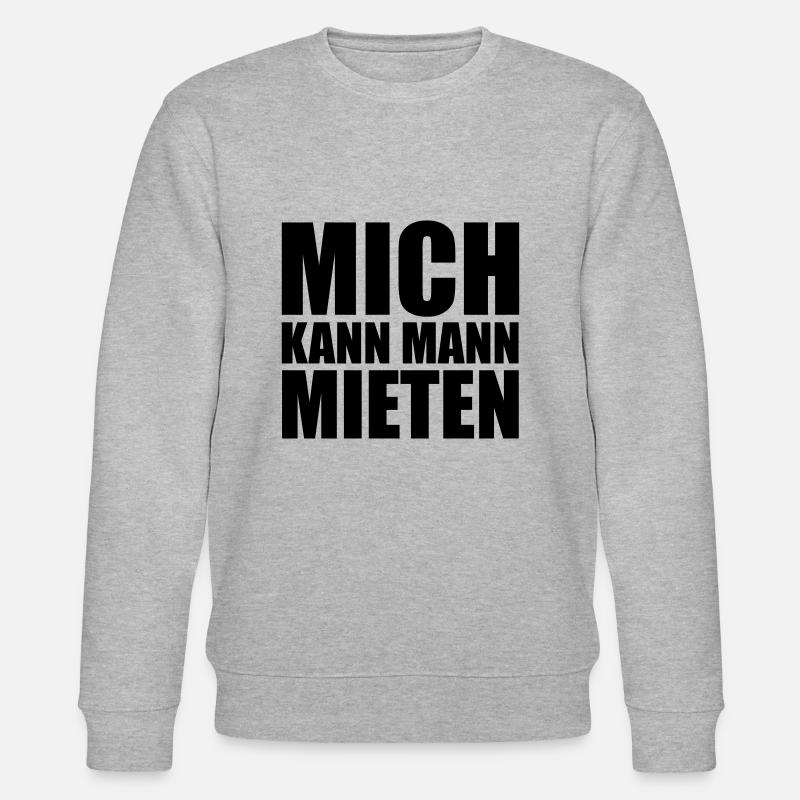 MichKannMannMieten - Stanley/Stella Unisex Bio-Sweatshirt CHANGER  - Grau meliert