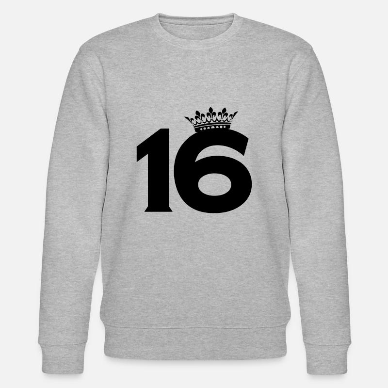 16 couronnes - Sweat bio CHANGER Stanley/Stella Unisexe - gris chiné