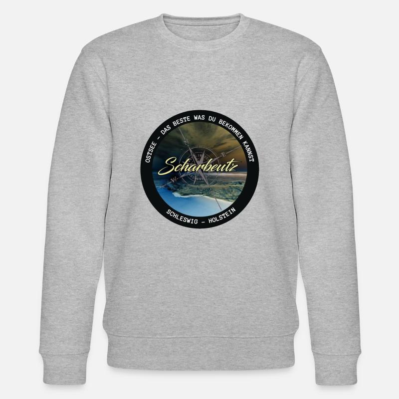 Ostsee Scharbeutz ist das Beste - Stanley/Stella Unisex Bio-Sweatshirt CHANGER - Grau meliert
