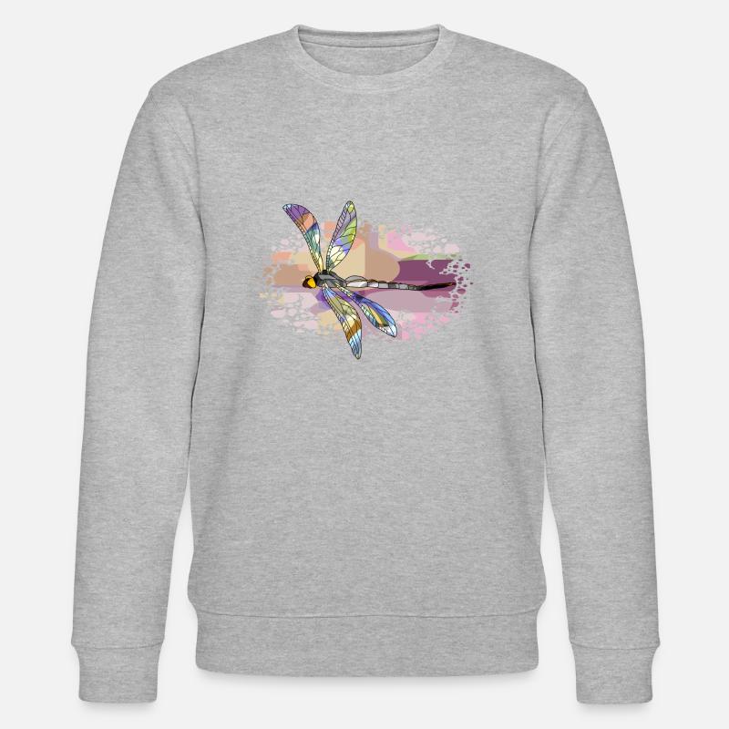 Libellule - Sweat bio CHANGER Stanley/Stella Unisexe - gris chiné