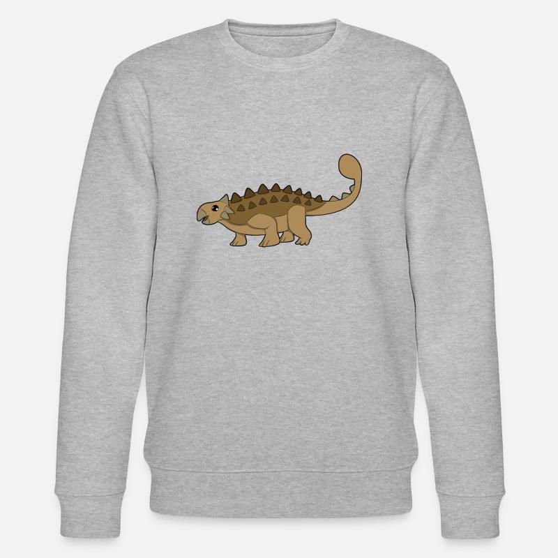 Ankylosaurus - Stanley/Stella Unisex Bio-Sweatshirt CHANGER  - Grau meliert