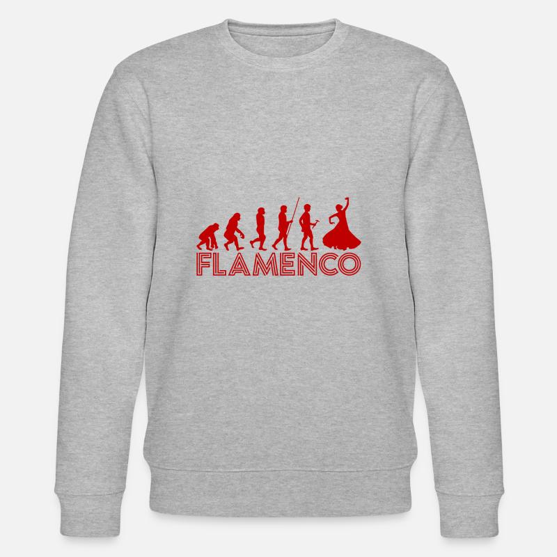 Flamenco Evolution 2 - Stanley/Stella Unisex Bio-Sweatshirt CHANGER  - Grau meliert