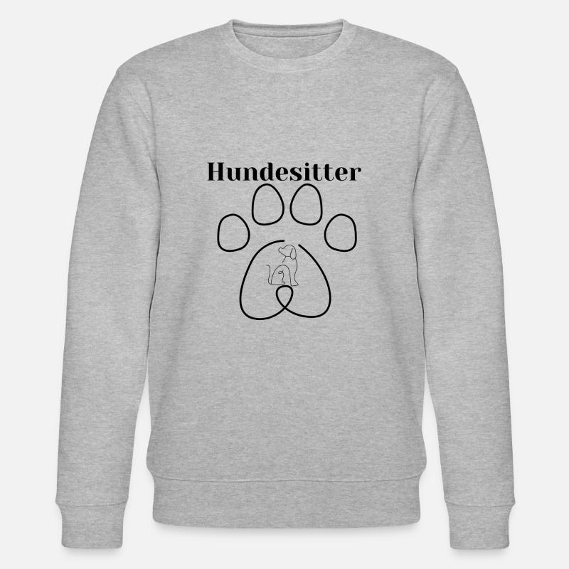 Hundesitter - Stanley/Stella Unisex Bio-Sweatshirt CHANGER  - Grau meliert