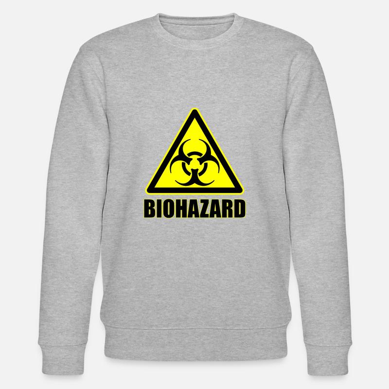 Biohazard - Stanley/Stella Unisex Bio-Sweatshirt CHANGER  - Grau meliert