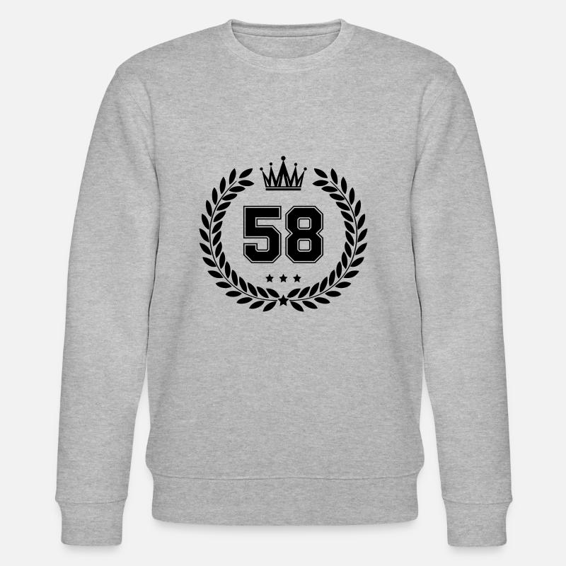 wappen 58 - Stanley/Stella Unisex Bio-Sweatshirt CHANGER  - Grau meliert