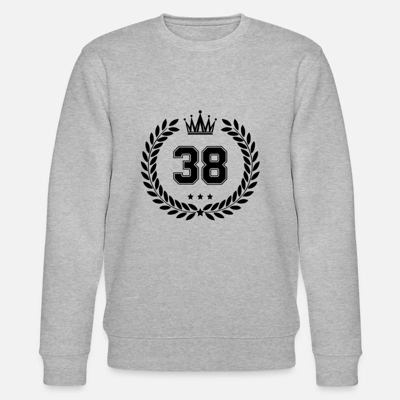 wappen 38 - Stanley/Stella Unisex Bio-Sweatshirt CHANGER  - Grau meliert