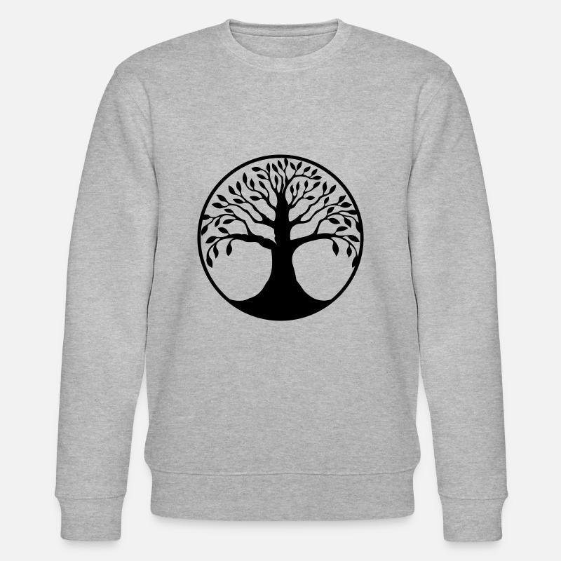 baum des lebens - Stanley/Stella Unisex Bio-Sweatshirt CHANGER  - Grau meliert