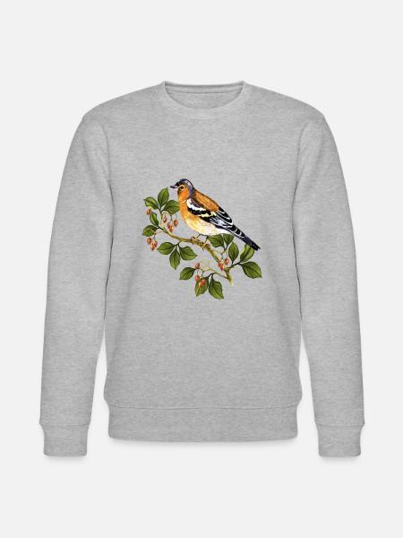 Bunter Vogel - Stanley/Stella Unisex Bio-Sweatshirt CHANGER  - Grau meliert