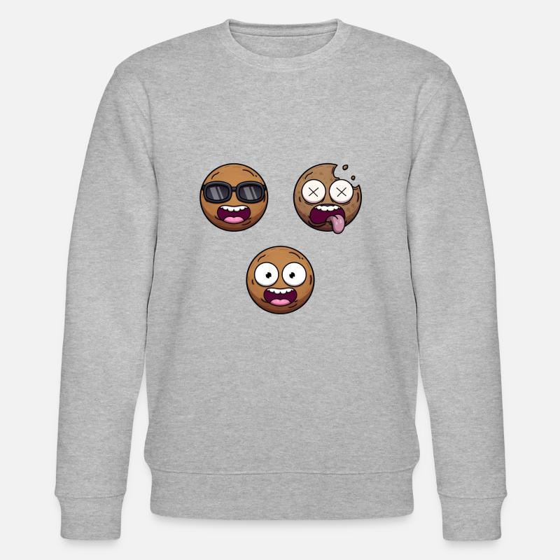 Drôle de dessin animé Peppernuts - Sweat bio CHANGER Stanley/Stella Unisexe - gris chiné