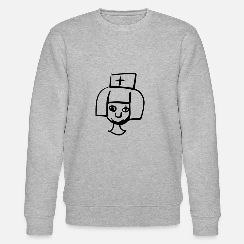 infirmière infirmière - Sweat bio CHANGER Stanley/Stella Unisexe - gris chiné