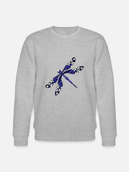 Libellule - Sweat bio CHANGER Stanley/Stella Unisexe - gris chiné