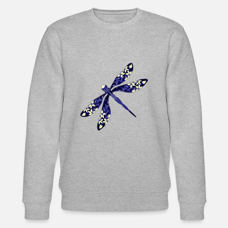 Libellule - Sweat bio CHANGER Stanley/Stella Unisexe - gris chiné