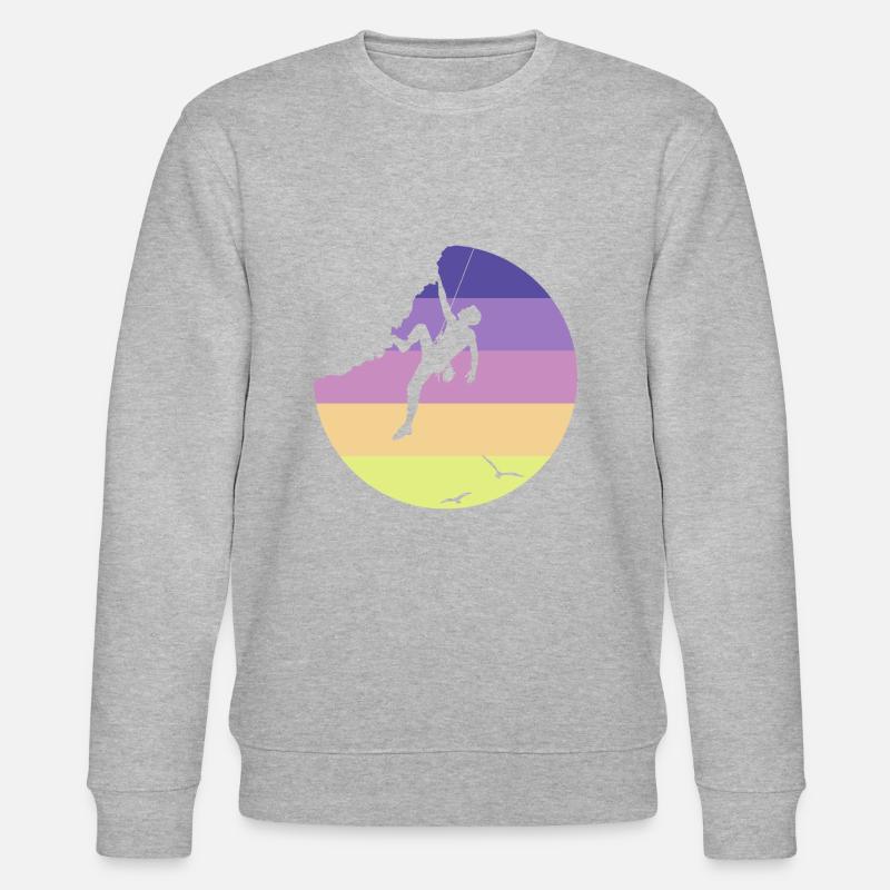 Climbing - Stanley/Stella Unisex Bio-Sweatshirt CHANGER  - Grau meliert