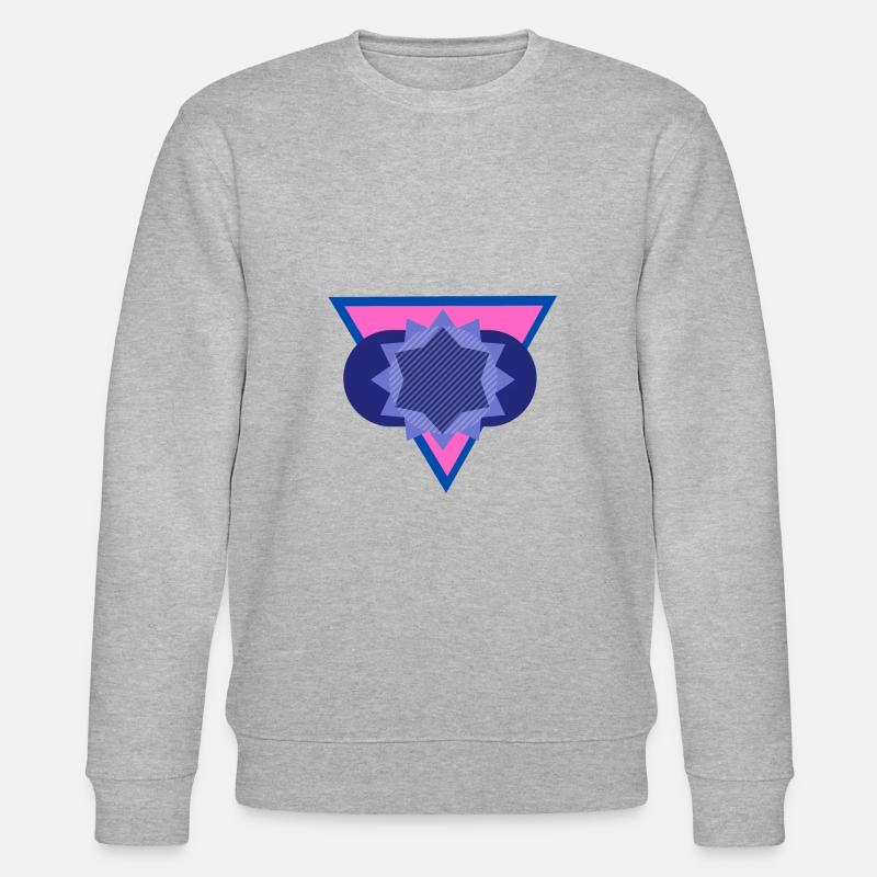 trianglecirclestar - Stanley/Stella Unisex Bio-Sweatshirt CHANGER  - Grau meliert