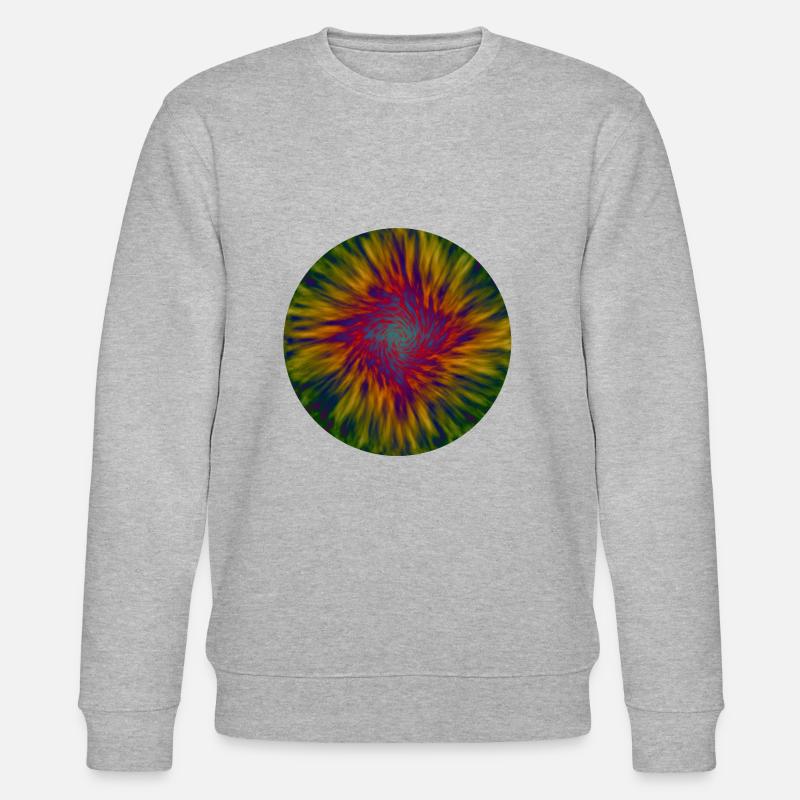 Conception abstraite de fleurs - Sweat bio CHANGER Stanley/Stella Unisexe - gris chiné