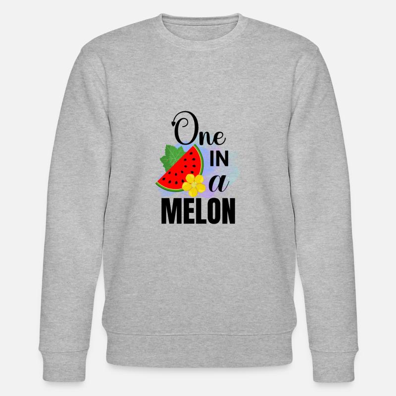 One in a Melon - Stanley/Stella Unisex Bio-Sweatshirt CHANGER  - Grau meliert