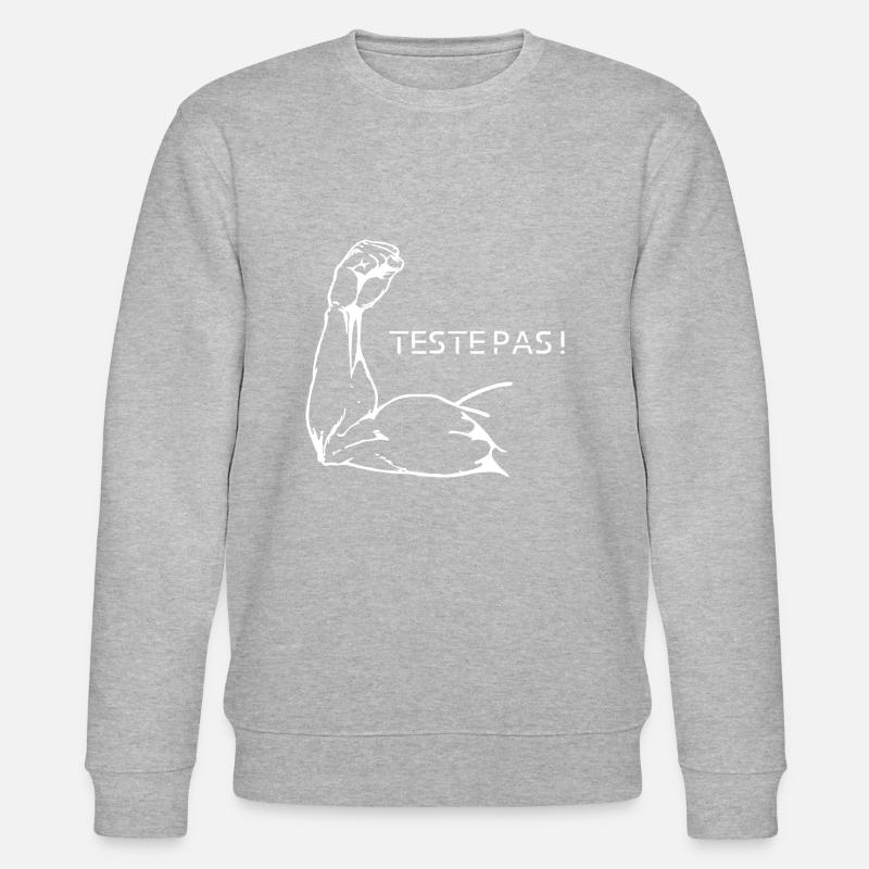 Teste pas! - Sweat bio CHANGER Stanley/Stella Unisexe - gris chiné