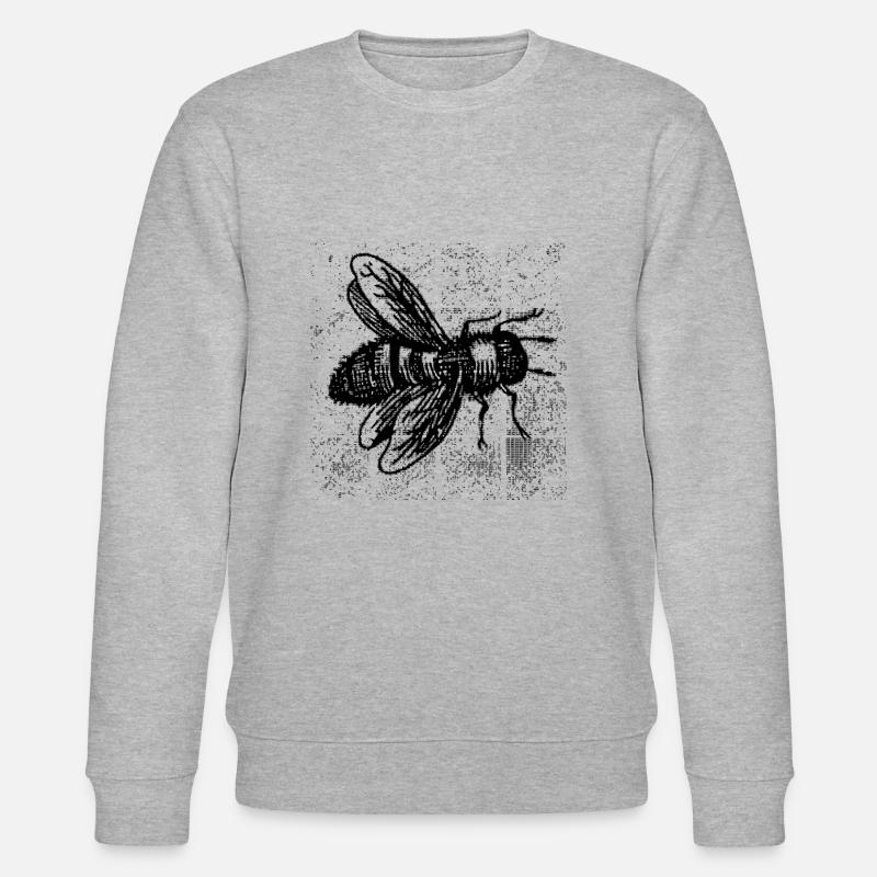 Matrixaffen - Matrixbiene - Stanley/Stella Unisex Bio-Sweatshirt CHANGER  - Grau meliert