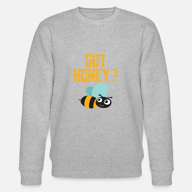 Got Honey? - Stanley/Stella Unisex Bio-Sweatshirt CHANGER  - Grau meliert