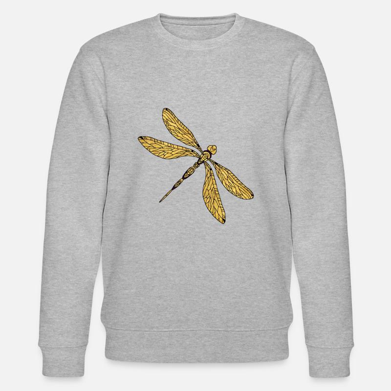 Libellule - Sweat bio CHANGER Stanley/Stella Unisexe - gris chiné