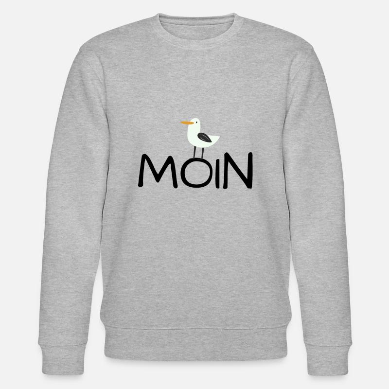 moin moewe 1 - Stanley/Stella Unisex Bio-Sweatshirt CHANGER  - Grau meliert