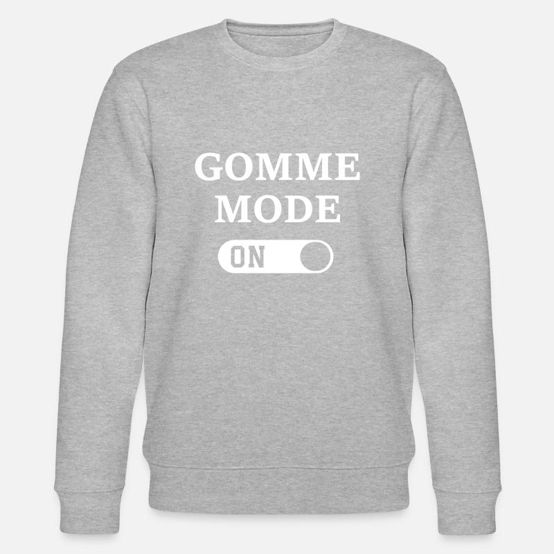 GOMMEMODE - Sweat bio CHANGER Stanley/Stella Unisexe - gris chiné