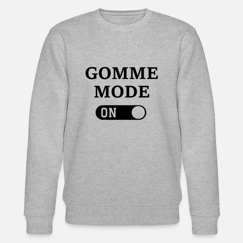 GOMMEMODE 2 - Stanley/Stella Unisex Bio-Sweatshirt CHANGER  - Grau meliert